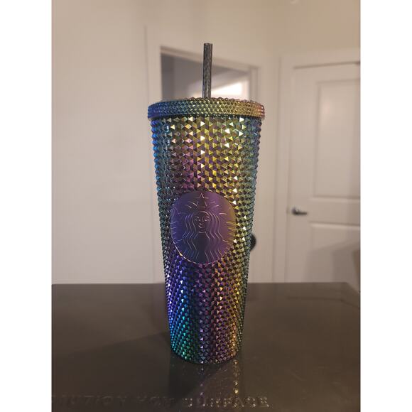 Starbucks Oil Slick Rainbow Iridescent Tumbler - Picture 2 of 10